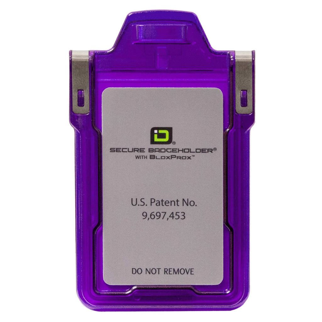 Secure Badge Holder Classic with BloxProx™ - Protects 125Khz HID Prox 1 ID Card Holder