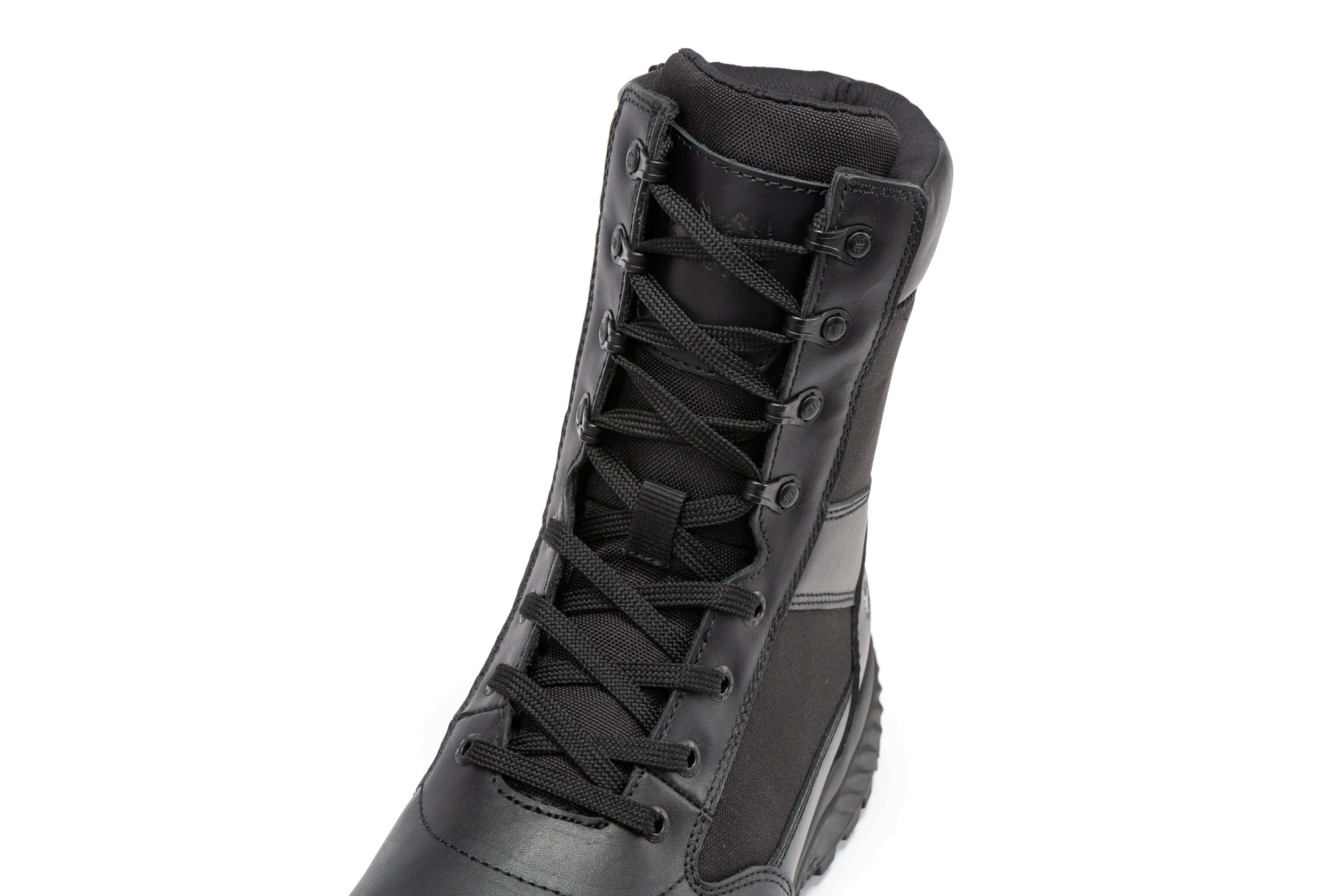 Botas Pro Black Men's 8 inch Side Zipper Military Tactical Boots BP703