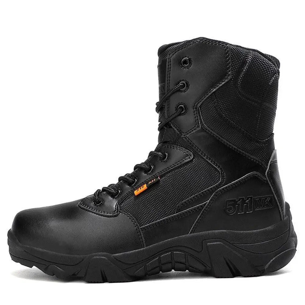 Men's Waterproof Leather Tactical Snow and Combat Boots