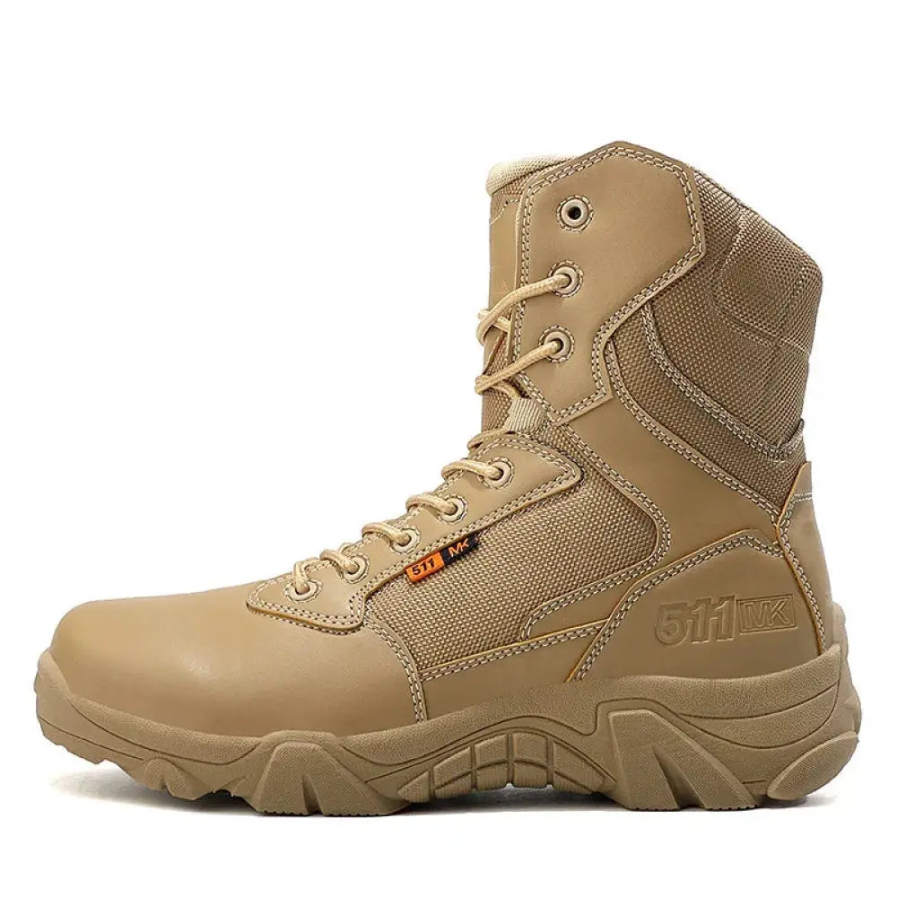 Men's Waterproof Leather Tactical Snow and Combat Boots